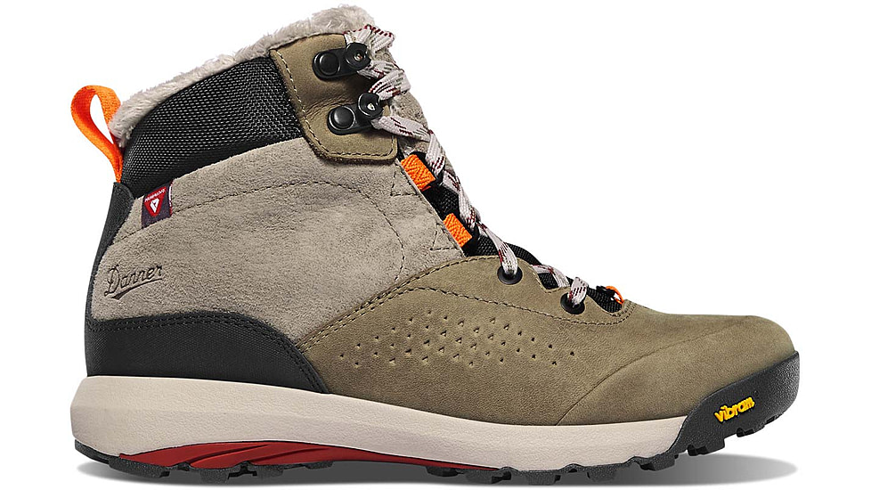 Danner Inquire Mid Winter 5in Shoes - Womens, Hazelwood/Tangerine/Red, 6.5 US, Medium, 64571-M-6.5
