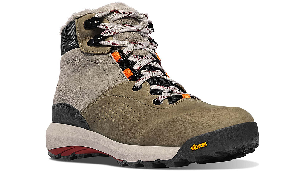 Danner Inquire Mid Winter 5in Shoes - Womens, Hazelwood/Tangerine/Red, 6.5 US, Medium, 64571-M-6.5