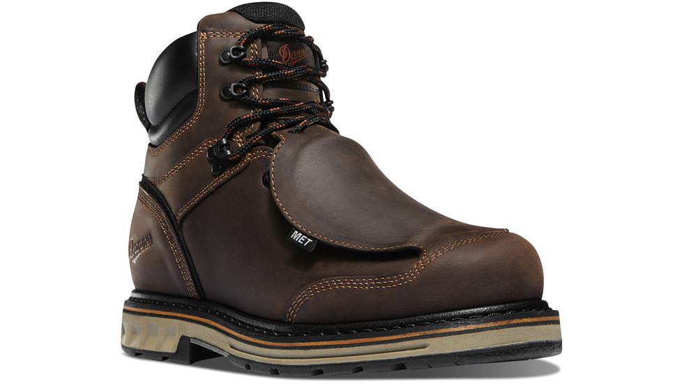 Danner Steel Yard 6in Hot Steel Toe/Met Guard Work Boot - Mens, Brown, 10 US, Wide, 12532-10EE