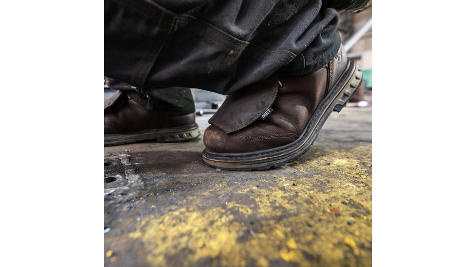 Danner Steel Yard 6in Hot Steel Toe/Met Guard Work Boot - Mens, Brown, 10 US, Wide, 12532-10EE