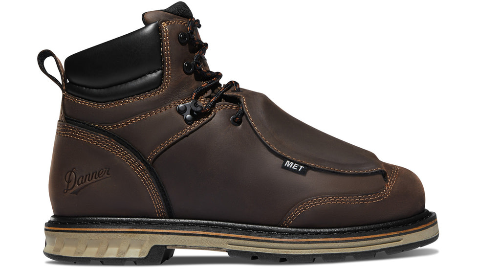 Danner Steel Yard 6in Hot Steel Toe/Met Guard Work Boot - Mens, Brown, 10 US, Wide, 12532-10EE