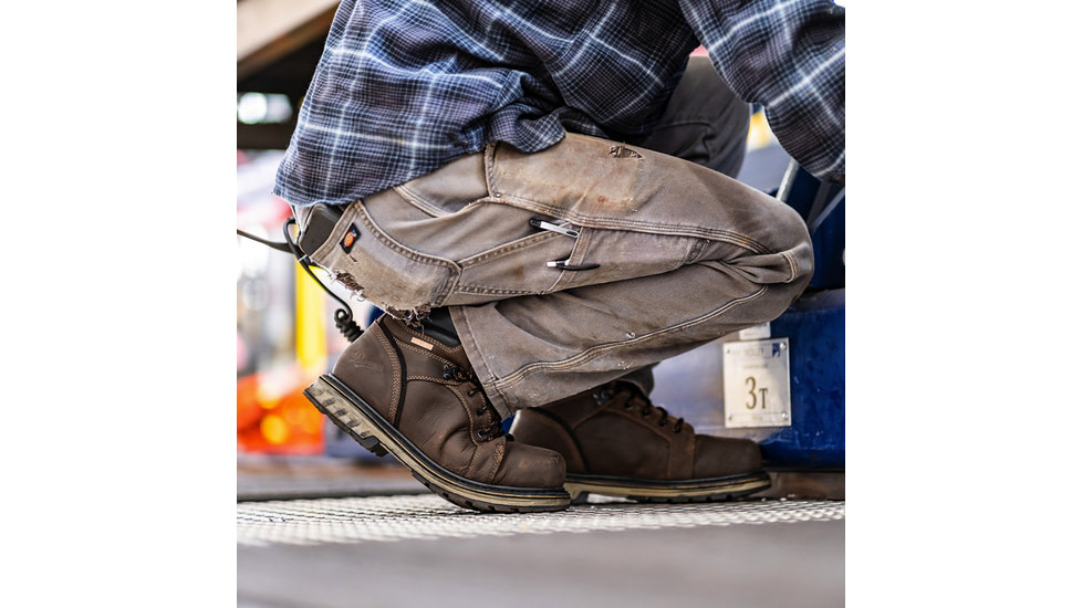 Danner Steel Yard 6in Steel Toe Work Boot - Mens, Brown, 10.5 US, Medium, 12531-10.5D