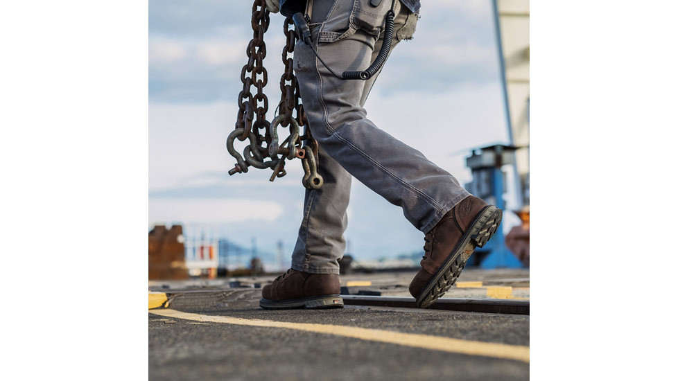 Danner Steel Yard 6in Steel Toe Work Boot - Mens, Brown, 10.5 US, Medium, 12531-10.5D