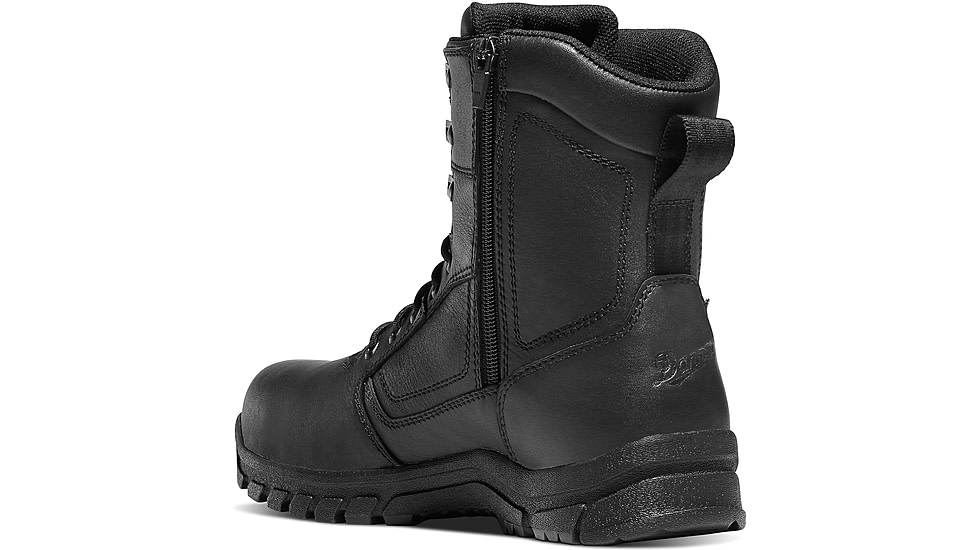 Danner Lookout EMS/CSA Side-Zip 8in Non-Metallic Toe Boots, Black, 13EE, 23826-13EE