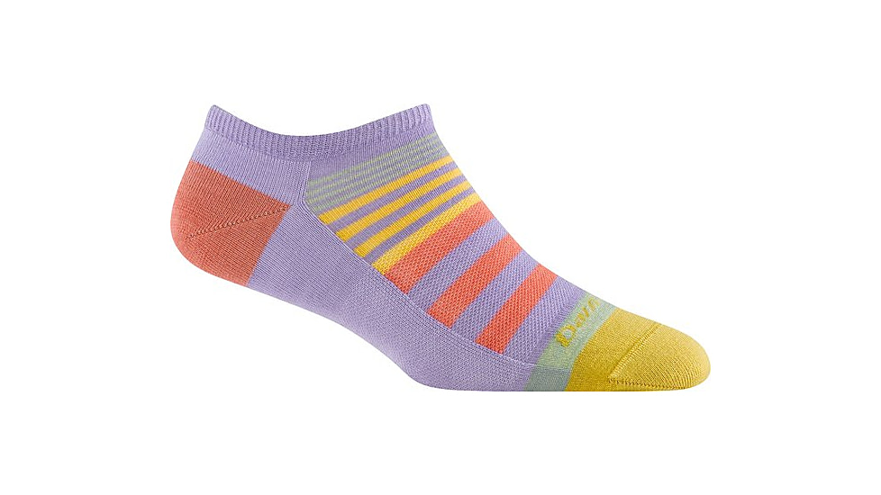 Darn Tough Beachcomber No Show Lightweight Socks - Womens, Lavender, Medium, 6073-LAVENDER-M-DARN