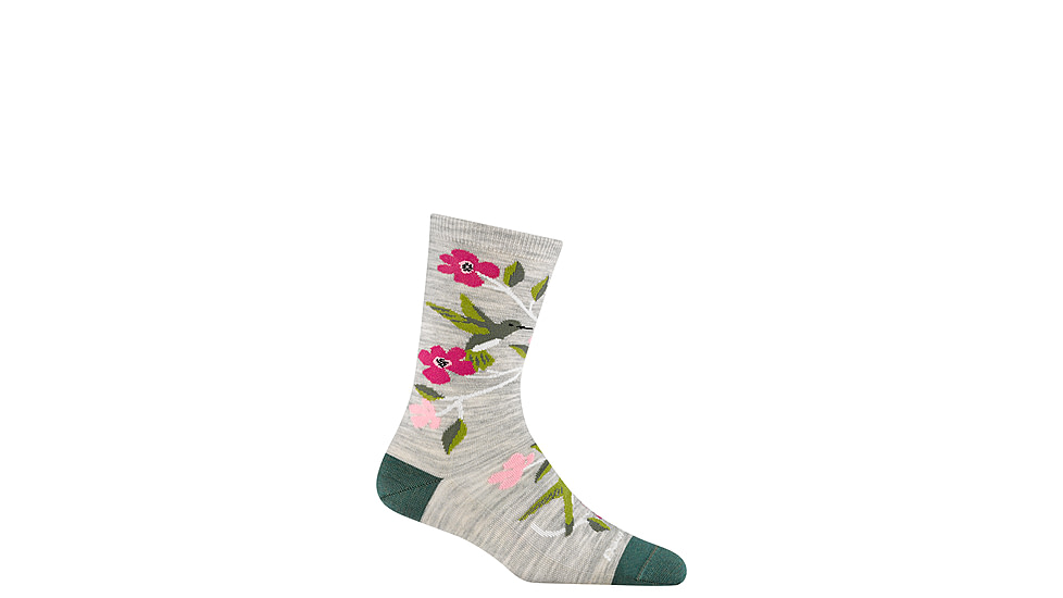 Darn Tough Birds of a Feather Crew Lightweight Socks - Womens, Ash, Small, 6121-ASH-S-DARN