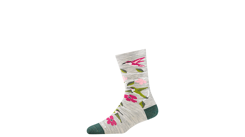 Darn Tough Birds of a Feather Crew Lightweight Socks - Womens, Ash, Small, 6121-ASH-S-DARN