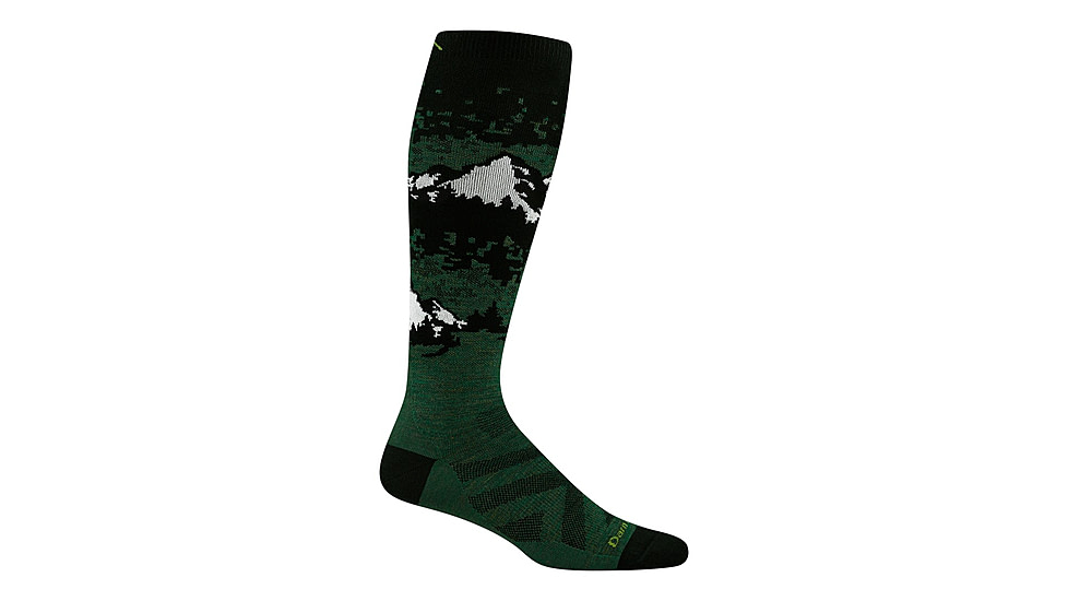 Darn Tough Cold Smoke OTC Lightweight Socks - Mens, Moss, X-Large, 8051-MOSS-XL-DARN