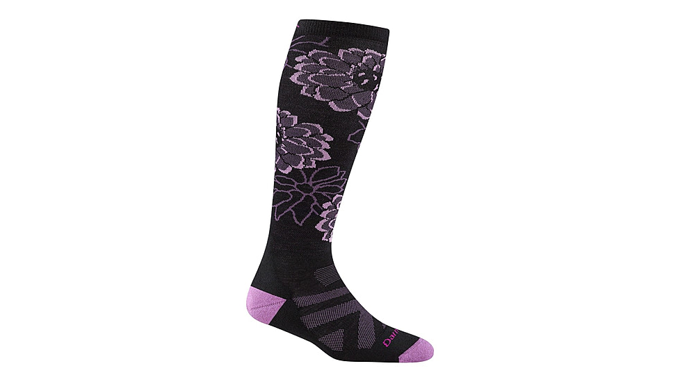 Darn Tough Dahlia OTC Midweight with Cushion Socks - Womens, Black, Large, 8056-BLACK-L-DARN