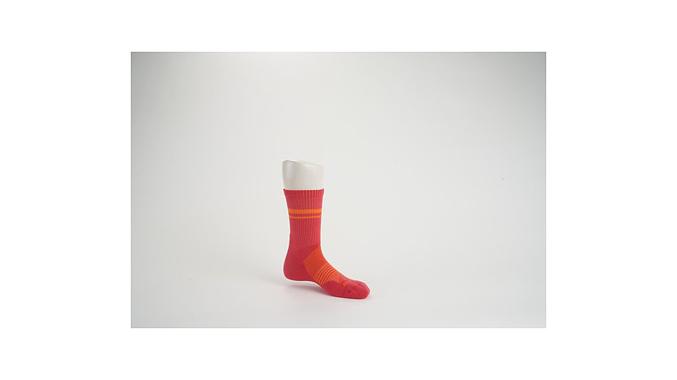 Darn Tough Element Micro Crew Lightweight w/ Cushion Socks - Womens, Raspberry, Small, 1114-RASPBERRY-S-DARN
