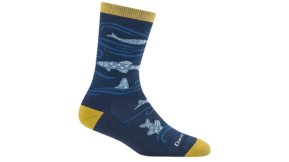 Darn Tough Homer Crew Lightweight Socks w/Cushion - Womens, Deep Water, Small, 6122-DEEP-WATER-S-DARN