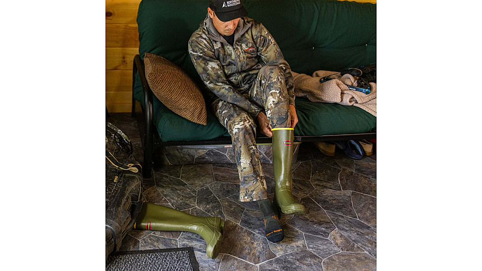 Darn Tough Hunting Boot Lightweight With Cushion Socks - Mens, Forest, Extra Large, 2108-FOREST-XL-DARN