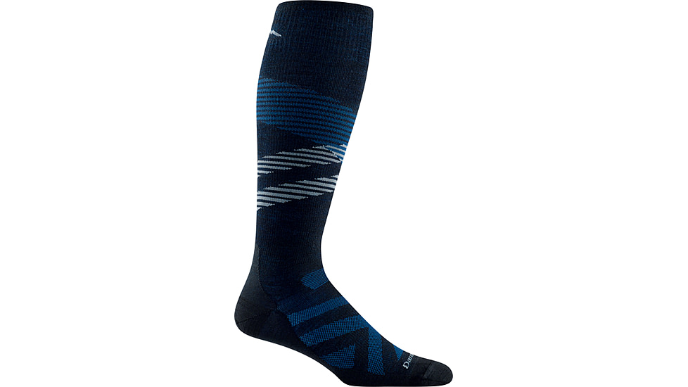 Darn Tough Pennant OTC Ultra-Lightweight Sock, Male, Black, Large, 8002-BLACK-L-DARN