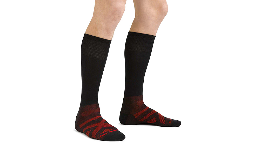 Darn Tough RFL Thermolite OTC Ultra-Lightweight Ski Sock - Mens, Black, Extra Large, 8019-BLACK-XL-DARN