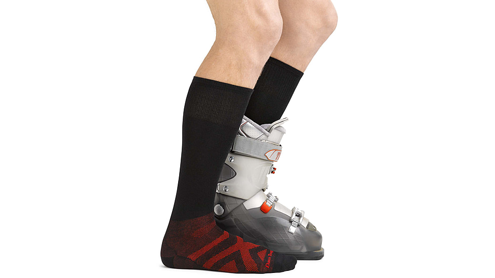 Darn Tough RFL Thermolite OTC Ultra-Lightweight Ski Sock - Mens, Black, Extra Large, 8019-BLACK-XL-DARN