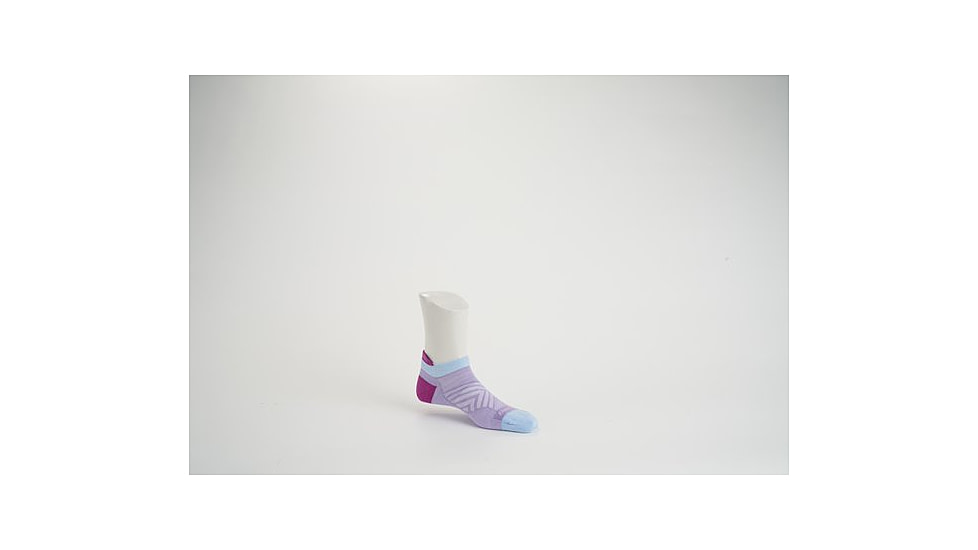 Darn Tough Run No Show Tab Ultra-Lightweight Sock - Womens, Lavender, Large, 1043-LAVENDER-L-DARN