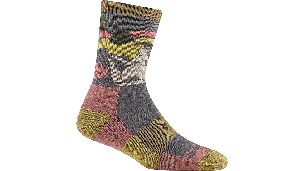 Darn Tough Trailblazer Micro Crew Lightweight with Cushion Socks - Womens, Taupe, Large, 5016-TAUPE-L-DARN