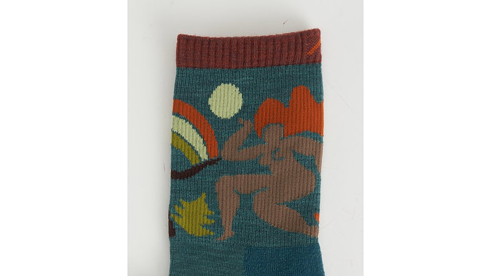 Darn Tough Trailblazer Micro Crew Lightweight with Cushion Socks - Womens, Teal, Large, 5016-TEAL-L-DARN