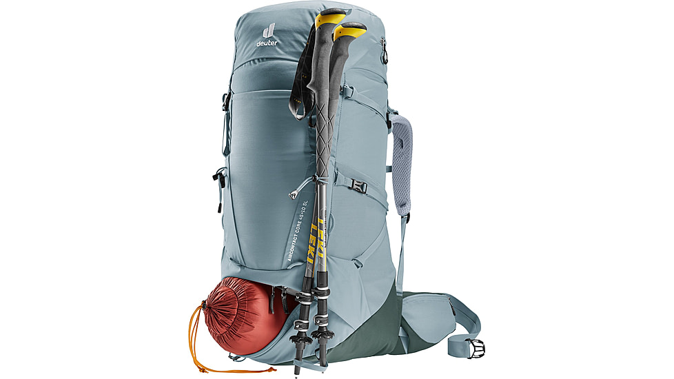 Deuter Aircontact Core 45+10 SL Pack - Womens, Shale-Ivy, 55L, 335122242190