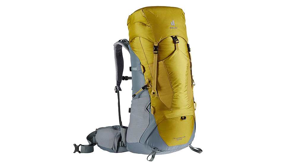 Deuter Aircontact Lite 50 + 10 Backpack, Turmeric/Teal, 50 + 10 Liter, 334052182050