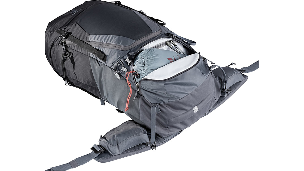 Deuter Futura Air Trek 50 + 10 Backpack, Black-Graphite, 50L, 340212174030
