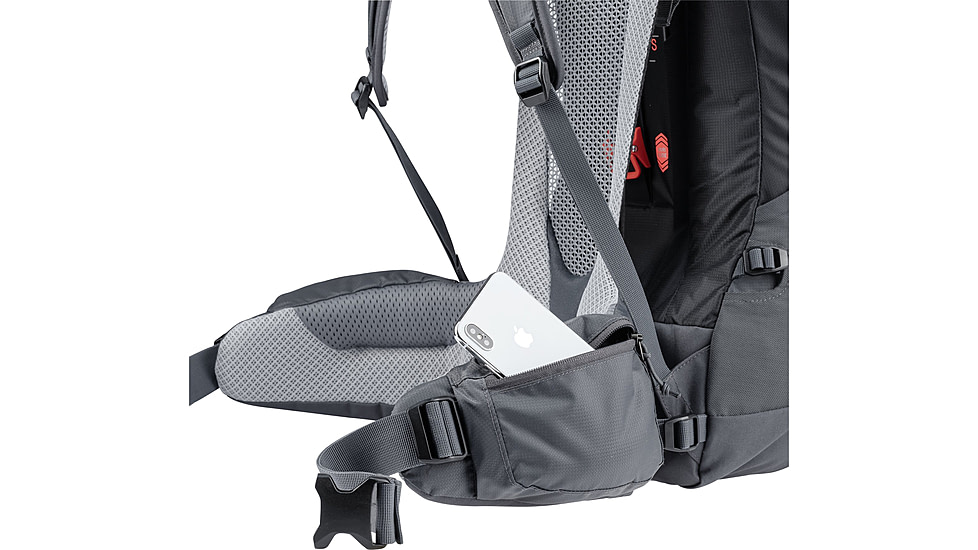 Deuter Futura Air Trek 50 + 10 Backpack, Black-Graphite, 50L, 340212174030
