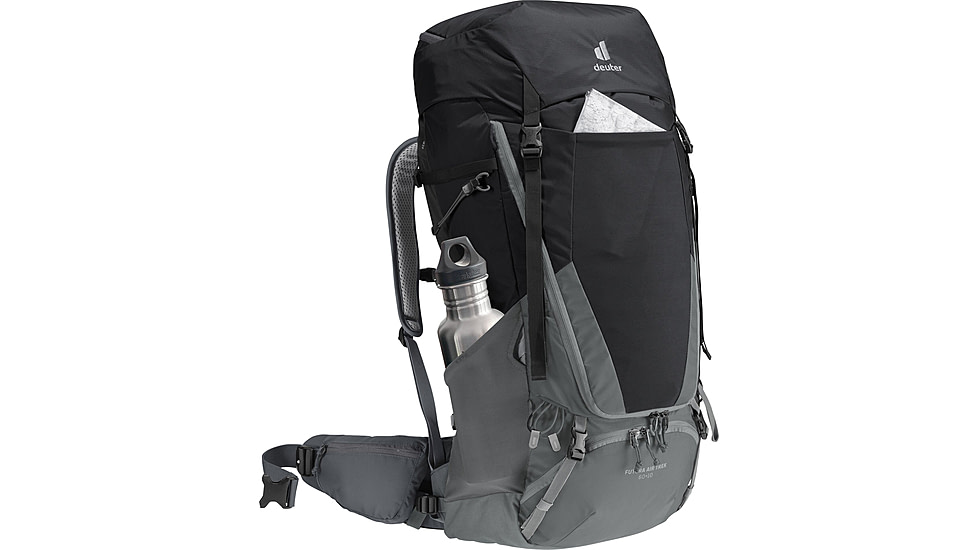 Deuter Futura Air Trek 60 + 10 Backpack, Black-Graphite, 60L, 340232174030