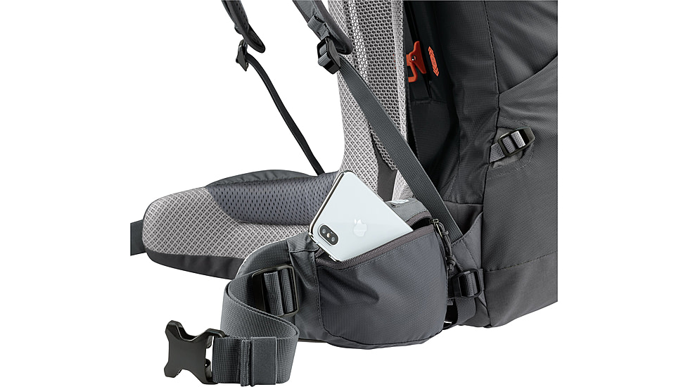 Deuter Futura Air Trek 60 + 10 Backpack, Black-Graphite, 60L, 340232174030