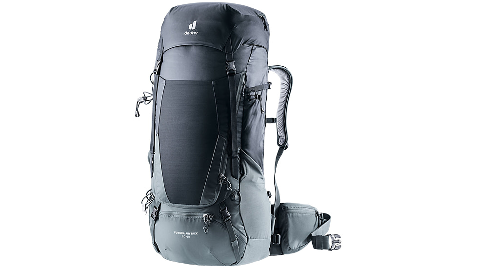Deuter Futura Air Trek 60 + 10 Backpack, Black-Graphite, 60L, 340232174030