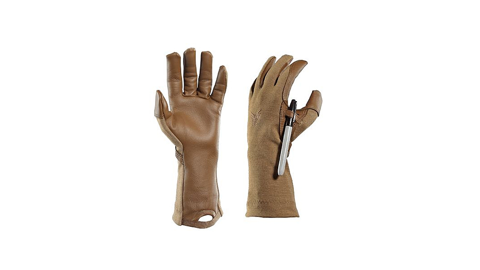 DRIFIRE FORTREX FR Touch Screen Long Flyers Glove - Mens, Coyote Brown, Large, DFG950CB04LG
