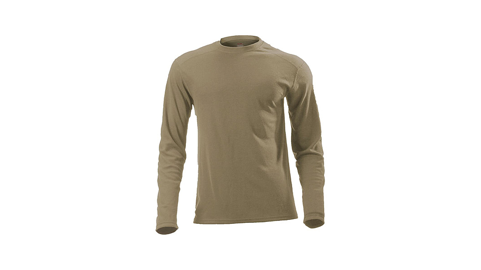 DRIFIRE FR Heavyweight Long Sleeve Tee - Mens, Tan 499, Medium, DF2-245LS-TN-MD