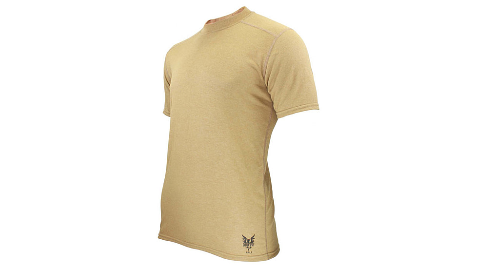 DRIFIRE FR-L1 Athletic Short Sleeve Tee, 3 Pack, Coyote Brown, Small, DF4-303TS-3PK-CB-SM