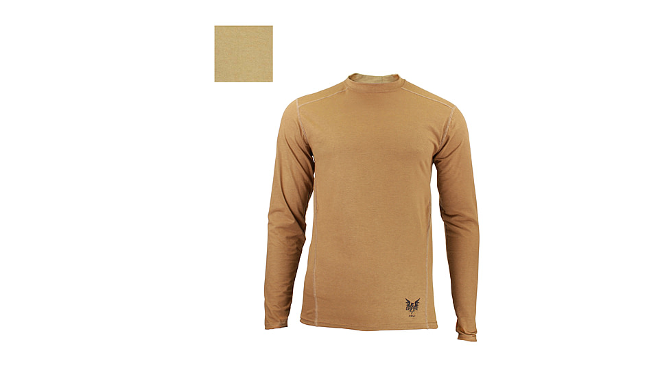 DRIFIRE FR-L1 Performance Long Sleeve, Coyote Brown, Medium, DF4-606LS-CB-MD