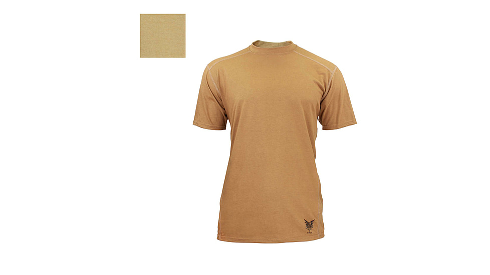 DRIFIRE FR-L1 Performance Short Sleeve, Coyote Brown, Large, DF4-606TS-CB-LG