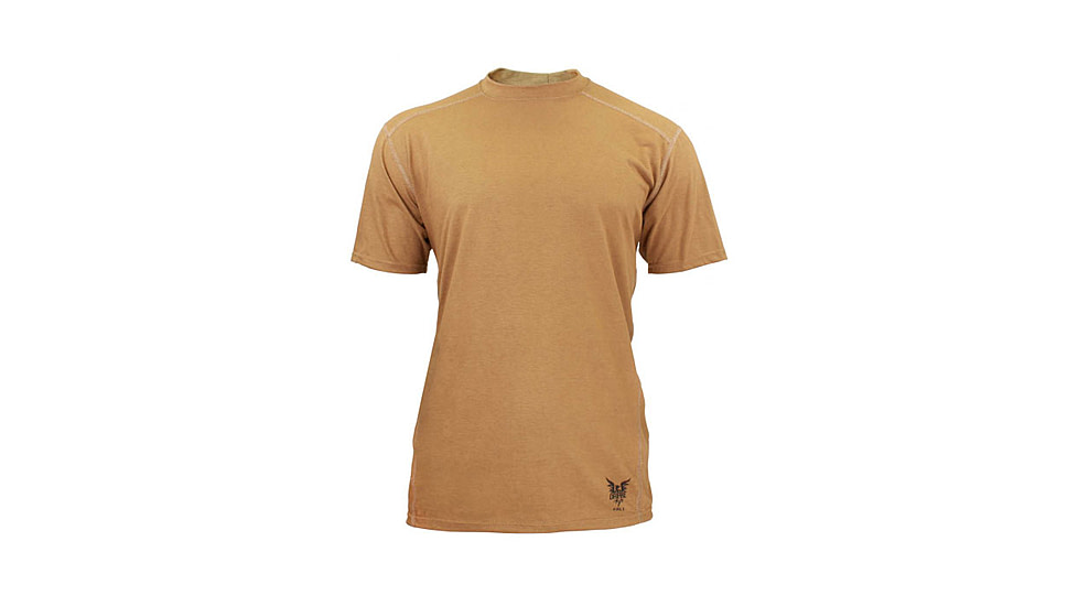 DRIFIRE FR-L1 Performance Short Sleeve, Tan 499, Small, DF4-606TS-TN-SM