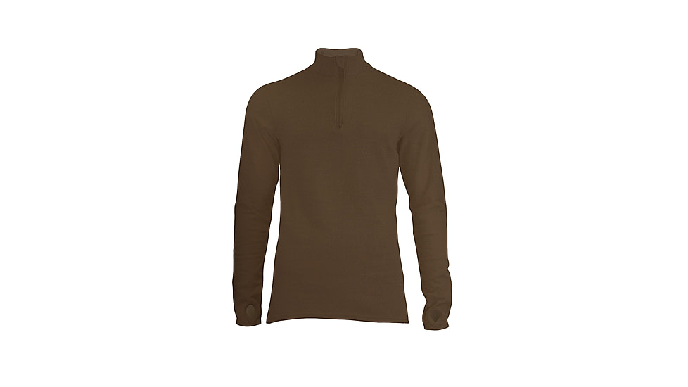 DRIFIRE FR Mid-Weight 1/4 Zip Sweatshirt - Mens, Coyote Brown, Extra Large, DF2-393MZ-CB-XL