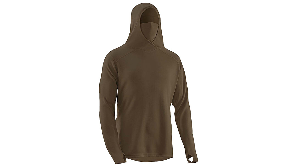 DRIFIRE FR Mid-Weight Combat Hooded Sweatshirt - Mens, Coyote Brown, Large, DF2-393FHA-CB-LG