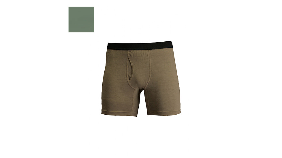 DRIFIRE FR Ultra-Lightweight Boxer Brief - Mens, Marine Olive Drab, Extra Large, DF4-505BB-MO-XL