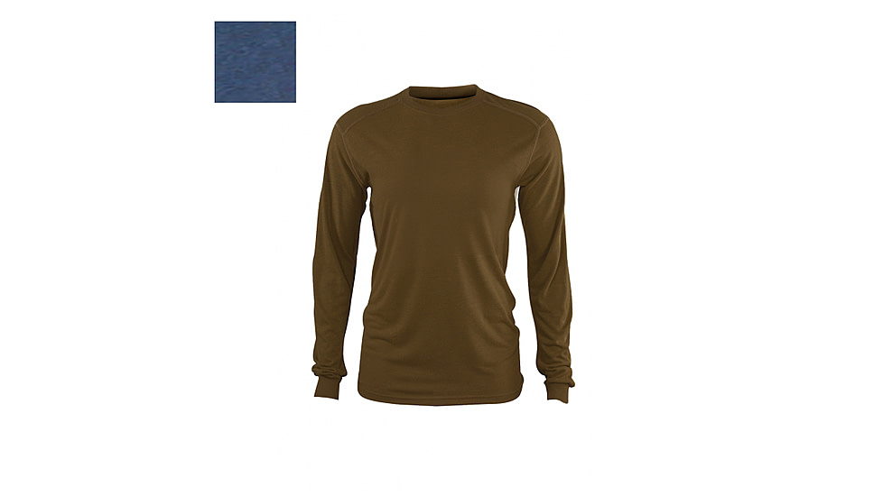 DRIFIRE FR Ultra Lightweight Long Sleeve Tee - Womens, Navy Blue, Small, DF4-505LSW-NB-SM