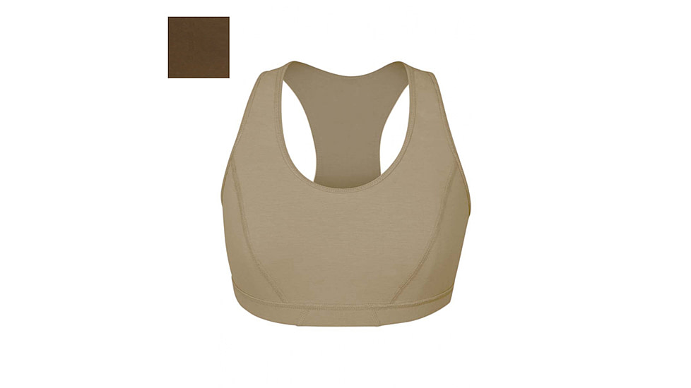 DRIFIRE Prime FR Mid-Weight Soft Compression Sports Bra - Womens, Coyote Brown, Extra Large, DF2-762-SB-CB-XL