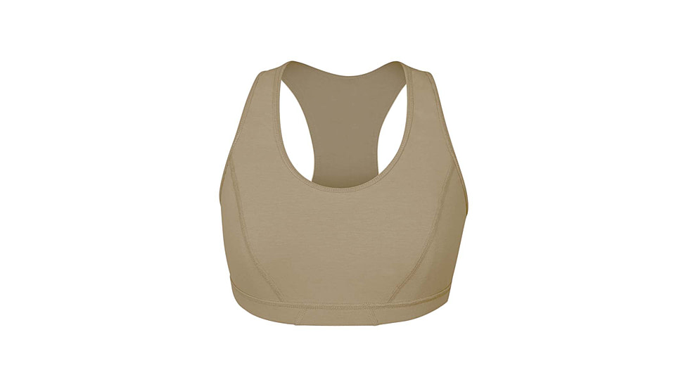 DRIFIRE Prime FR Mid-Weight Soft Compression Sports Bra - Womens, Desert Sand, Small, DF2-762-SB-DS-SM