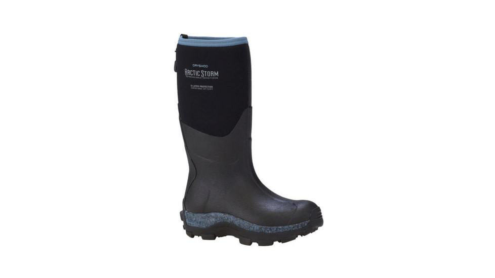 Dryshod Arctic Storm Hi Winter Boot - Women's, Black/Blue, 10 ARS-WH-BL-010