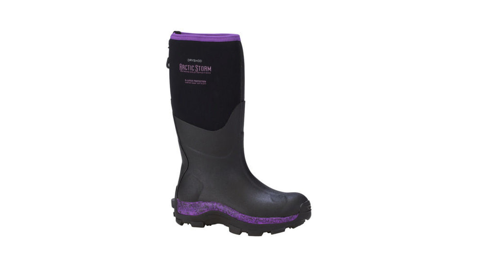 Dryshod Arctic Storm Hi Winter Boot - Women's, Black/Purple, 9 ARS-WH-PP-009