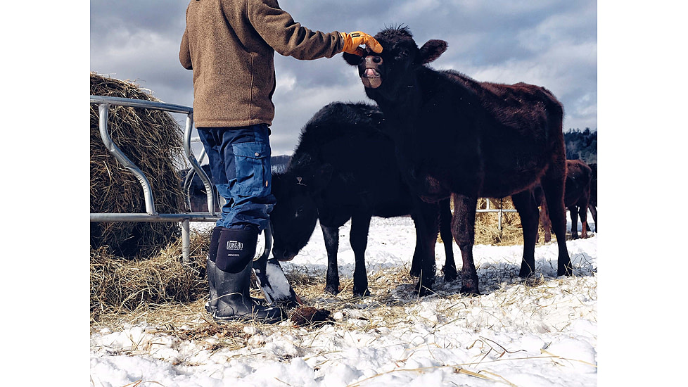 Dryshod Dungho Hi Tough Boots - Mens, Black/Grey, 10, DNG-MH-BK-010