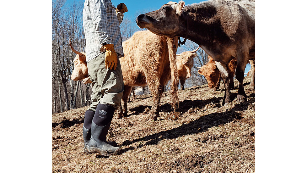 Dryshod Dungho Hi Tough Boots - Mens, Black/Grey, 10, DNG-MH-BK-010