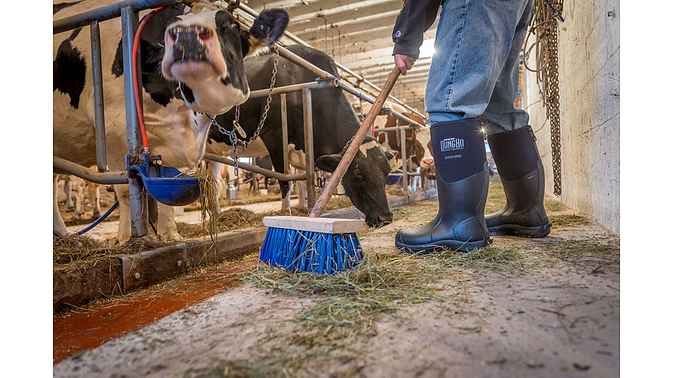 Dryshod Dungho Hi Tough Boots - Mens, Black/Grey, 10, DNG-MH-BK-010