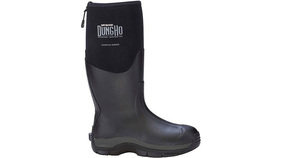 Dryshod Dungho Hi Tough Boots - Mens, Black/Grey, 10, DNG-MH-BK-010