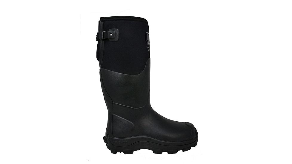 Dryshod DungHo Max Gusset Extreme-Cold Conditions Barnyard Boot - Mens, Black/Grey, 8, DHMG-MH-BK-008