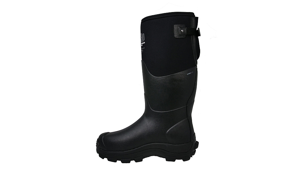 Dryshod DungHo Max Gusset Extreme-Cold Conditions Barnyard Boot - Mens, Black/Grey, 8, DHMG-MH-BK-008