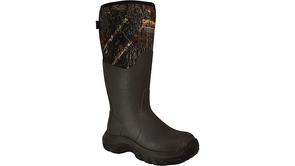 Dryshod Evalusion Max Gusset Hunting Boots - Mens, Camo/Bark, 13, EVG-MH-CM-13